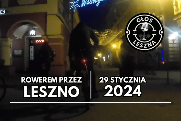Rowerem przez Leszno – 29 stycznia 2024