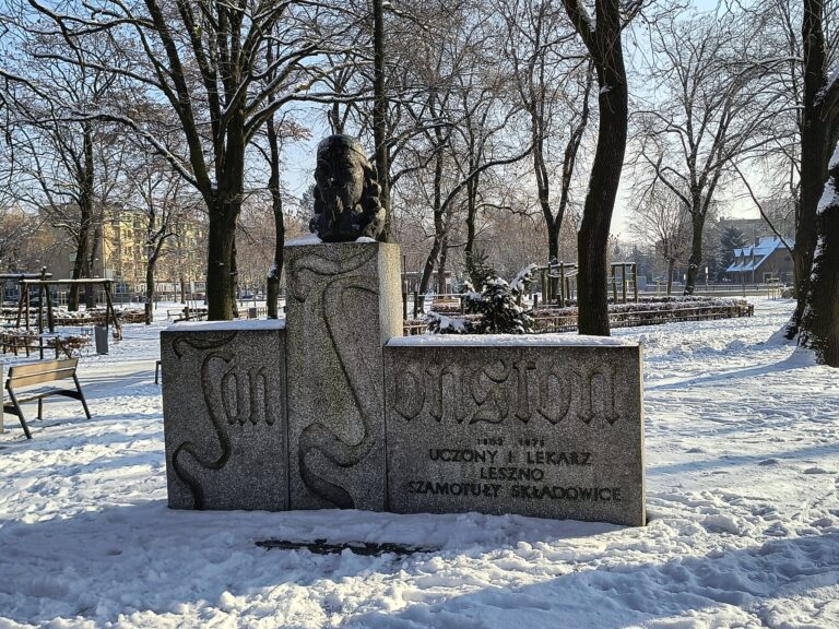 Park Jana Jonstona zimą