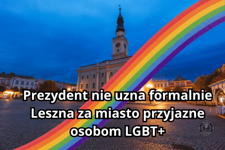 Leszno nie będzie oficjalnie przyjazne osobom LGBT+