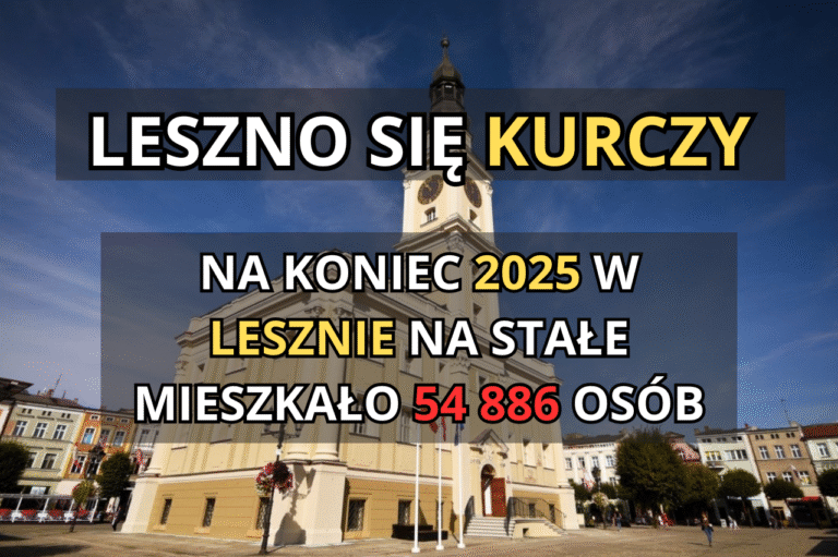 W Lesznie jest nas coraz mniej