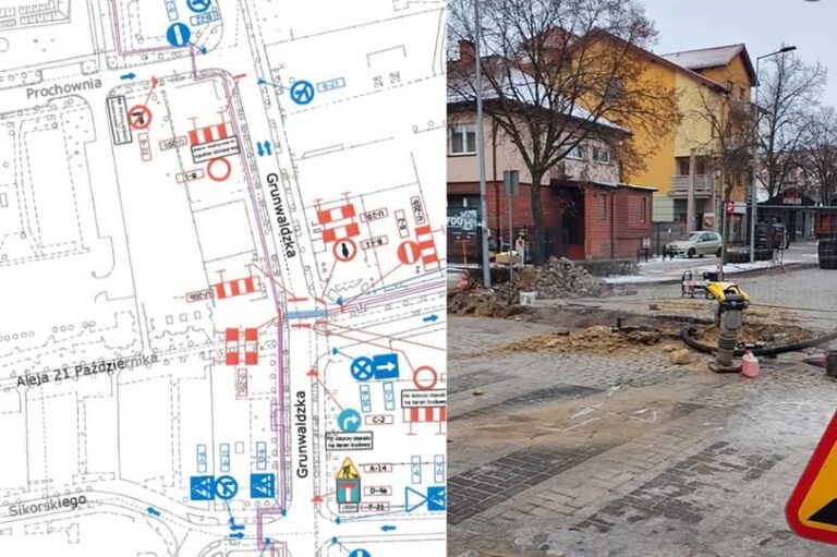 Od 22 września fragment Grunwaldzkiej będzie zamknięty dla ruchu